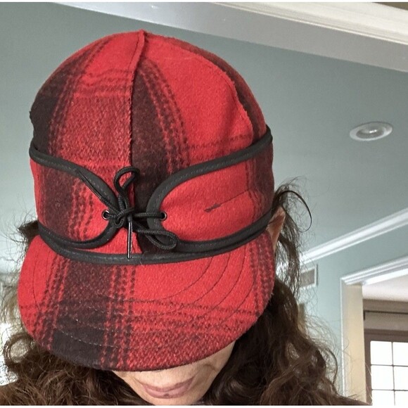 Stormy Kromer 1903 Navy Wool Hat Cap Size 6 1/4 Made in USA - Picture 2 of 9